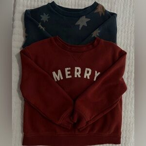 Little Co. by Lauren Conrad Red Crewneck Sweatshirt